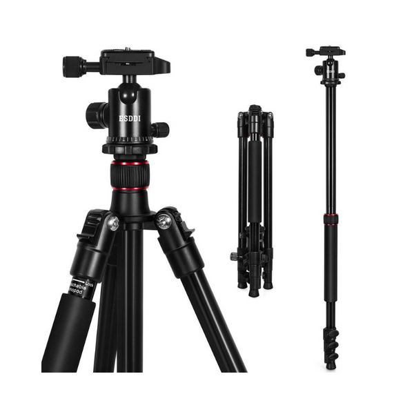 Aluminum Alloy Tripod w/ Monopod & Ball Head