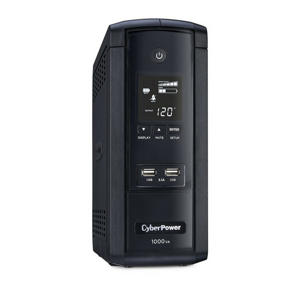 CyberPower Intelligent LCD UPS Mini Tower Battery Backup And Surge Protection