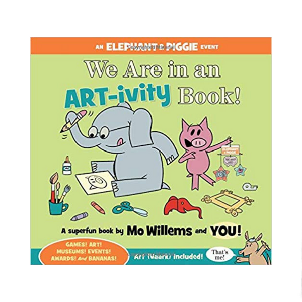 ¡Estamos en un libro de ART-ividad! (Un libro de elefantes y cerditos)