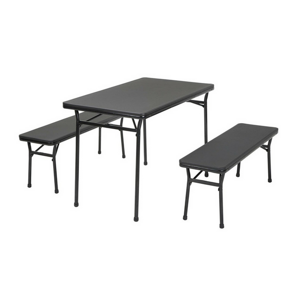 Cosco table with 2 benches set