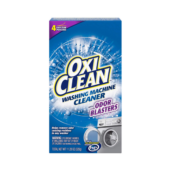 Limpiador de lavadora OxiClean de 4 unidades con desodorizadores de olores