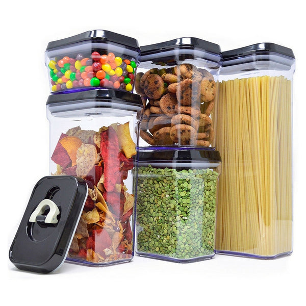 5 piece air tight food storage container set