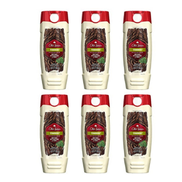 Pack of 6 Old Spice Fresher Collection Men's Body Wash