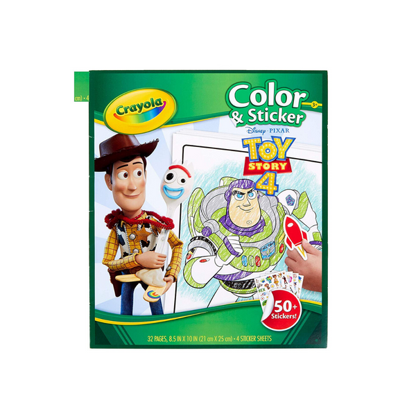 Crayola Toy Story 4 Coloring Pages And Stickers Book PzDeals