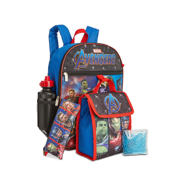 Mochilas infantiles de 5 piezas de Mickey, Minnie Mouse, Paw Patrol, Spider Man, Disney y más