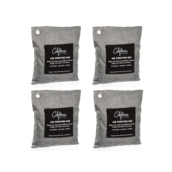 Bolsa purificadora de aire de carbón de bambú, bolsas ambientadoras naturales