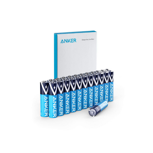 24-Count Anker Akaline AAA Batteries