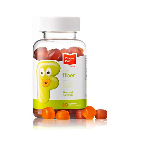 Chapter One Fiber Gummies, with Natural Chicory Root Soluble Fiber, Certified Kosher