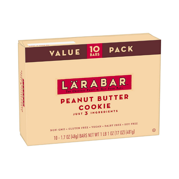 10-Count 1.7-Oz Larabar Gluten Free Bars (Peanut Butter Cookie)