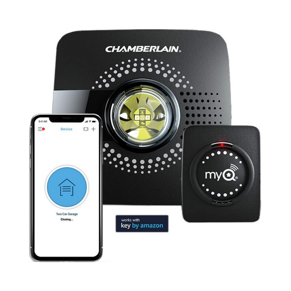 MyQ Smart Garage Door Opener - Wireless & Wi-Fi enabled Garage Hub with Smartphone Control