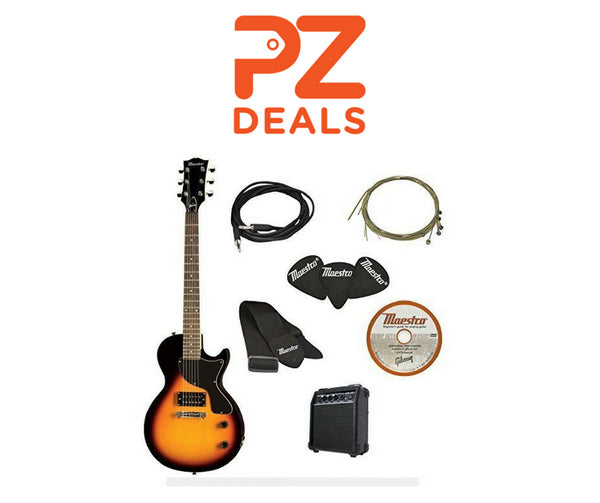 Ahorre hasta un 40% en paquetes de guitarras Fender Play y Gibson Maestro