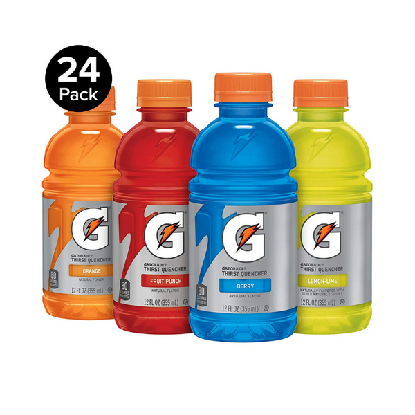 24 Bottles Of Gatorade Classic Thirst Quencher, Variety Pack