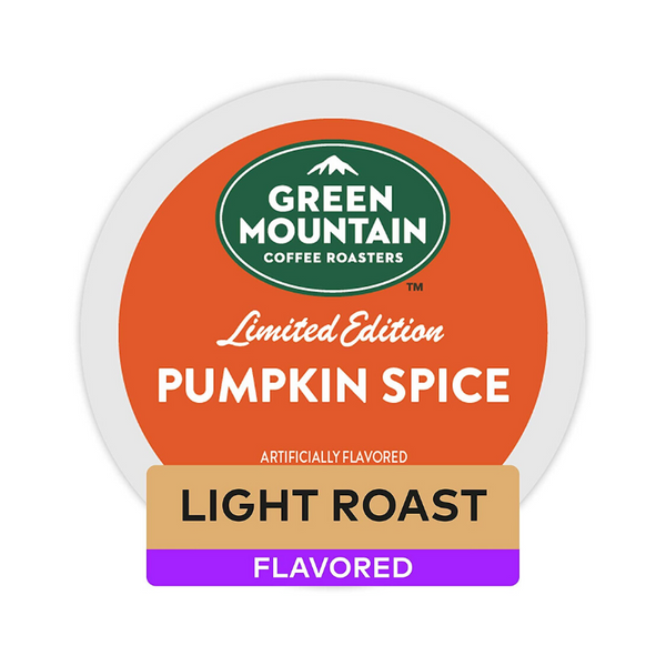 72-Ct Green Mountain Light Roast Coffee K-Cups (Pumpkin Spice)