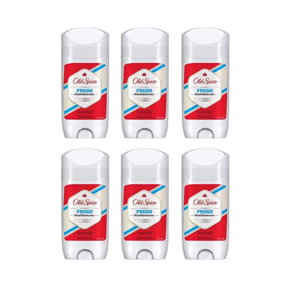Pack of 6 Old Spice Antiperspirant and Deodorant Sticks