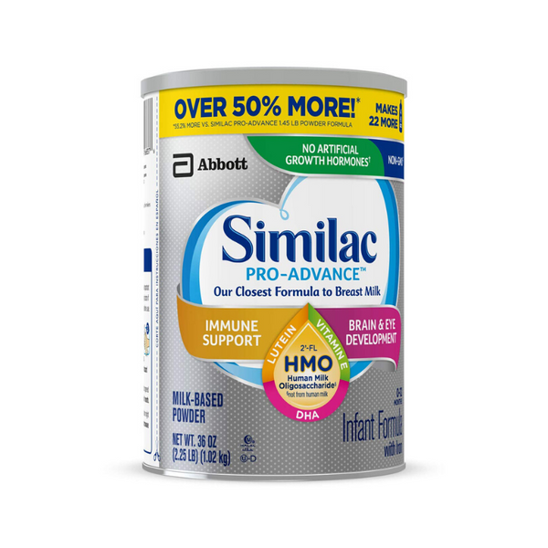 3-Count 36oz Similac Pro-Advance Non-GMO Infant Formula w/ Iron