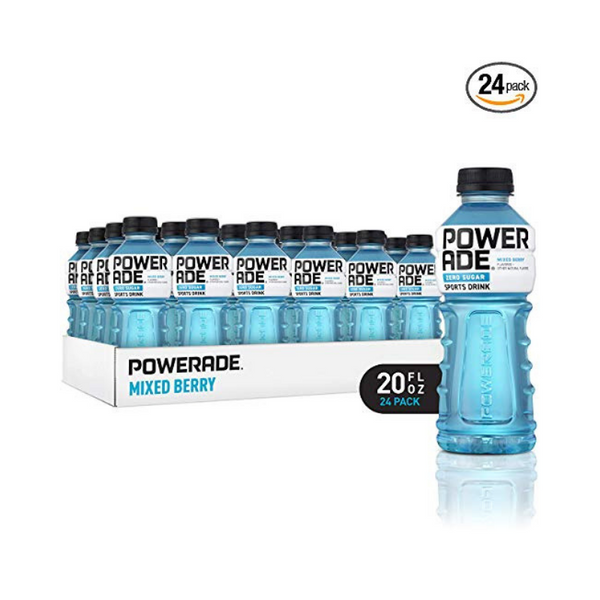 24 botellas de Powerade (5 sabores) 