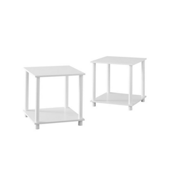 Mesa auxiliar de cubo Mainstays de 2 unidades (varios colores)
