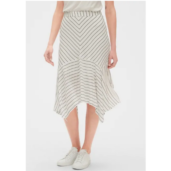 Stripe Handkerchief Skirt