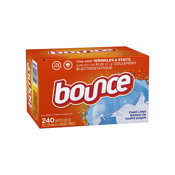 480 Bounce Fresh Linen Scented Fabric Softener Dryer Sheets