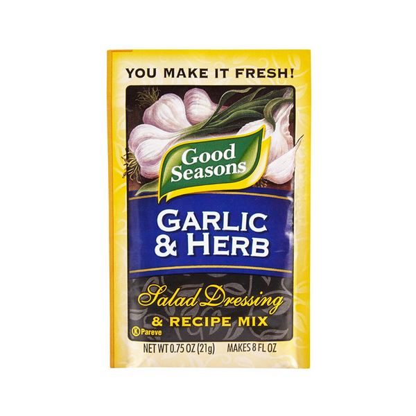 24 Packs Good Seasons Garlic And Herb Salad Dressing And Recipe Mix