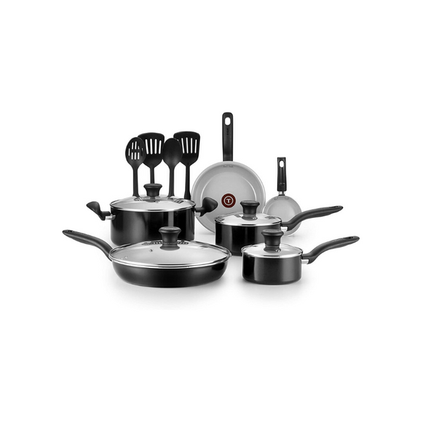 Juego de utensilios de cocina antiadherentes T-fal de 14 piezas
