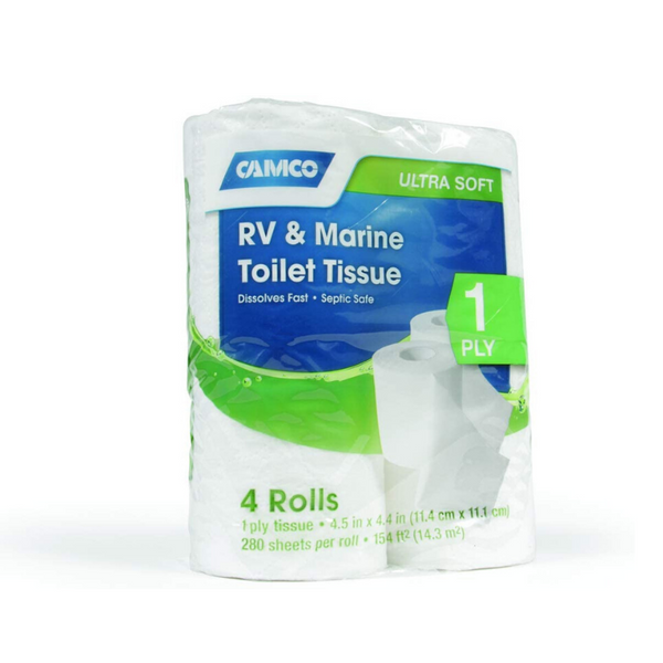 4 Rolls Of Camco Toilet Paper