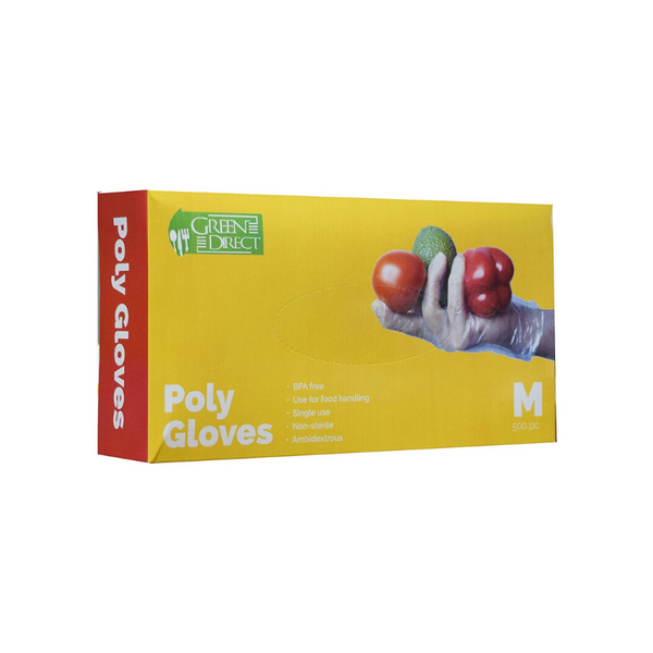 500 Plastic Disposable Gloves