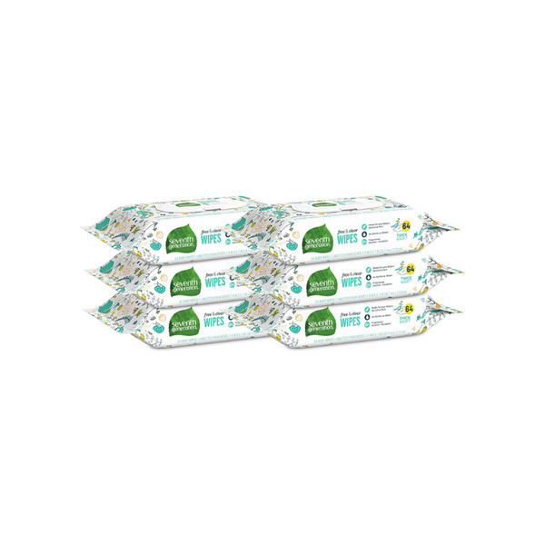 384 Seventh Generation Baby Wipes