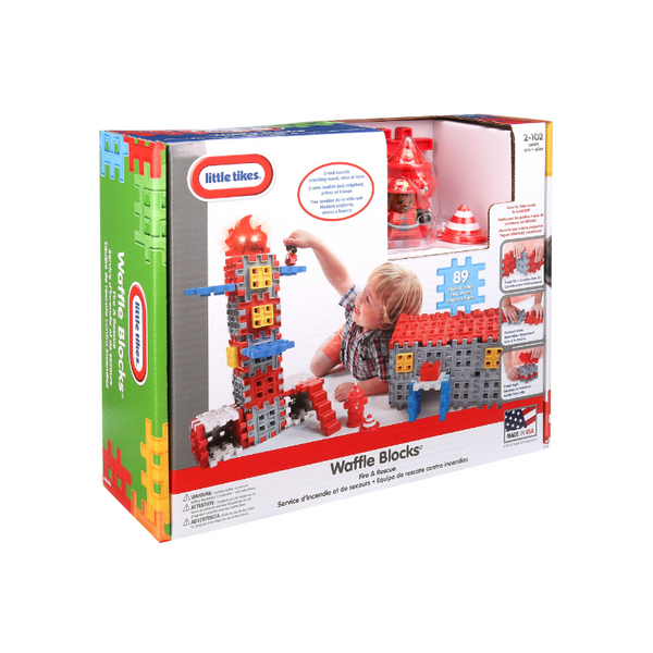 Bloques tipo gofre Little Tikes: bomberos y rescate