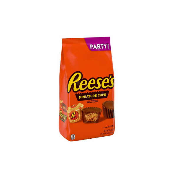 Reese’s Milk Chocolate Peanut Butter Cup Miniatures Party Bag (OU-D)