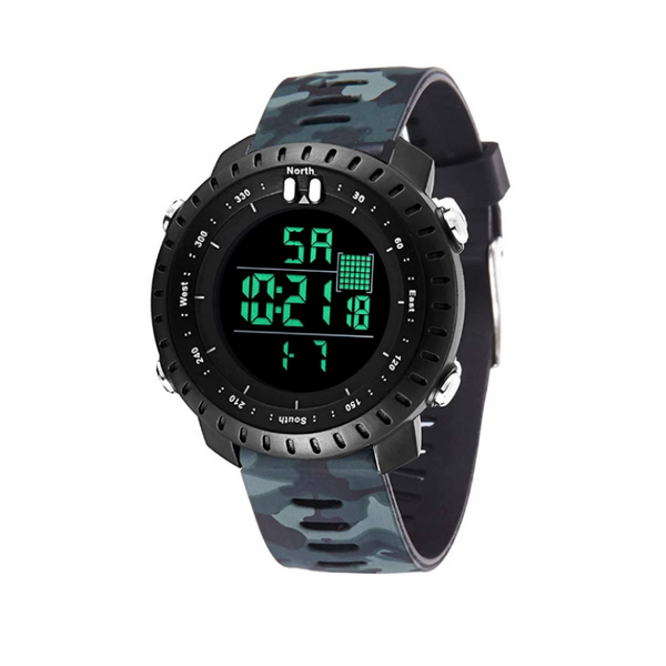 Reloj deportivo digital militar para hombre