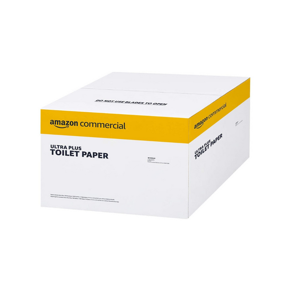 80 Rolls Of AmazonCommercial Ultra Plus Toilet Paper
