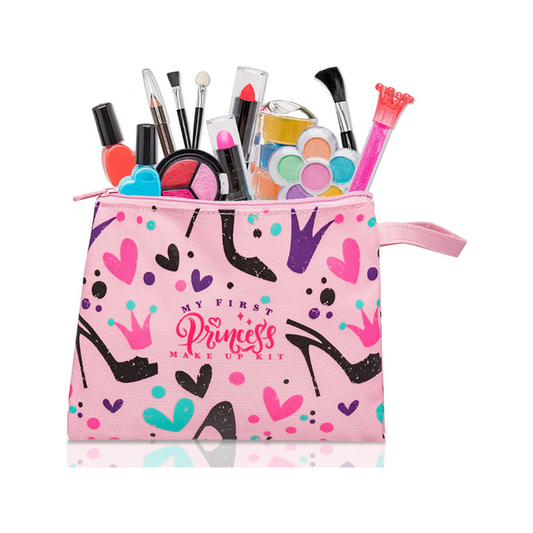 Kit de maquillaje My First Princess: juego de maquillaje para niños de 12 piezas