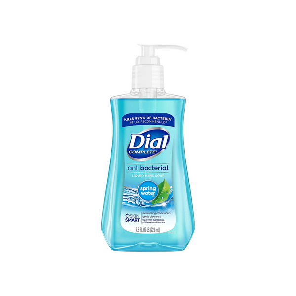 Dial Antibacterial Spring Water Liquid Hand Soap 7.5oz Bottle