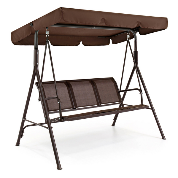 Outdoor Convertible Canopy Porch Swing
