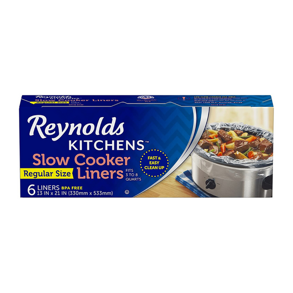 6 Reynolds Kitchens Slow Cooker Liners