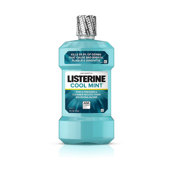 6 Bottles Listerine Antiseptic Mouthwash, Cool Mint