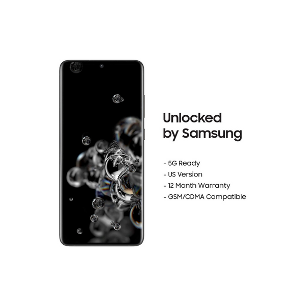 Samsung Galaxy S20 Ultra 5G Factory Unlocked New Android Cell Phone US Version