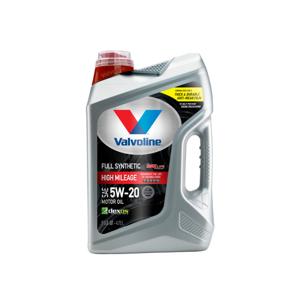 5-Quart Valvoline Full Synthetic SAE 5W-20 High Mileage Motor Oil
