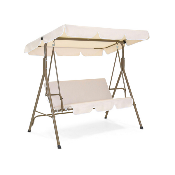 2-Person Outdoor Large Convertible Canopy Swing