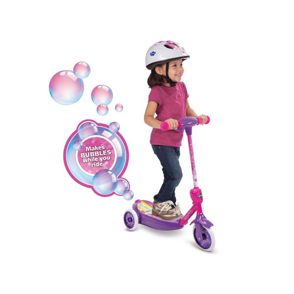 Patinete de burbujas 2 en 1 con batería de 6 V de Princesas Disney