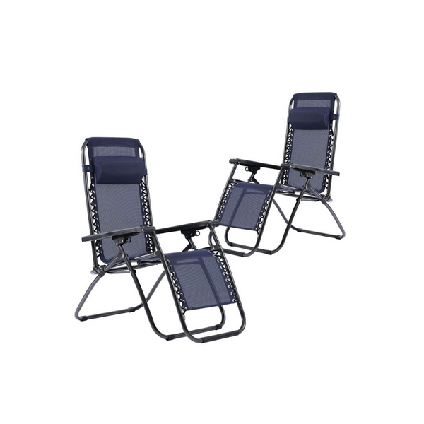 2 sillones de patio Zero Gravity (4 colores)
