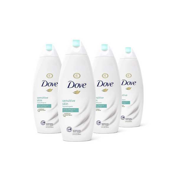 4 Bottles Of Dove Body Wash On Sale