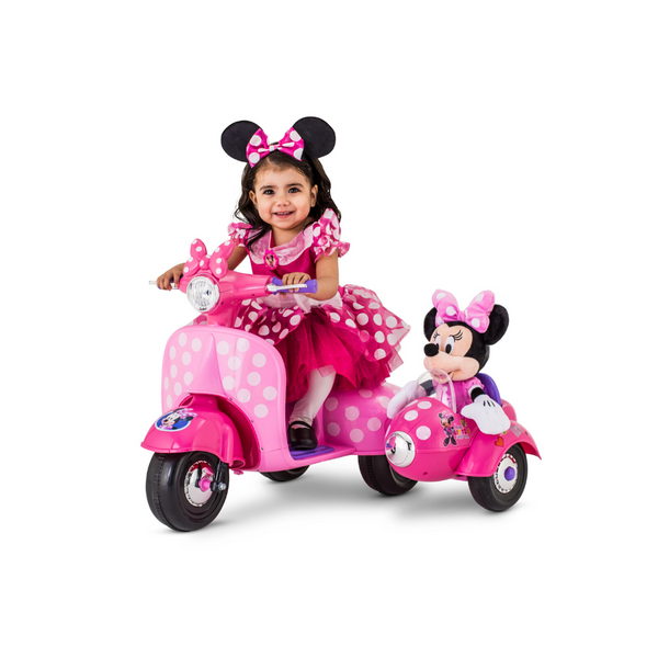 Minnie Mouse Happy Helpers Scooter with Sidecar Ride-On