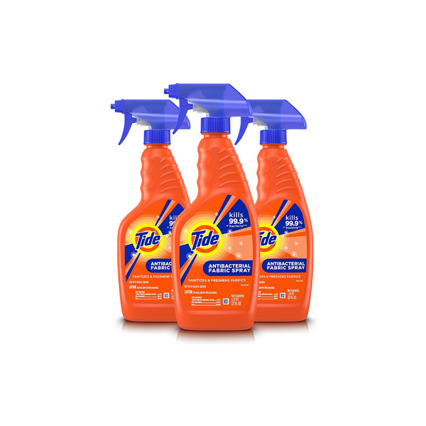 3 Bottles Of 22oz Tide Antibacterial Fabric Spray