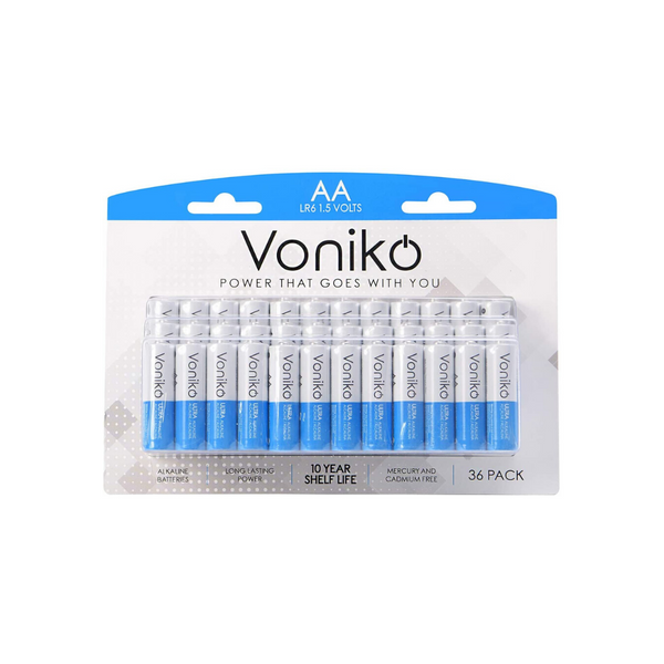 36 o 48 pilas AA Voniko en oferta