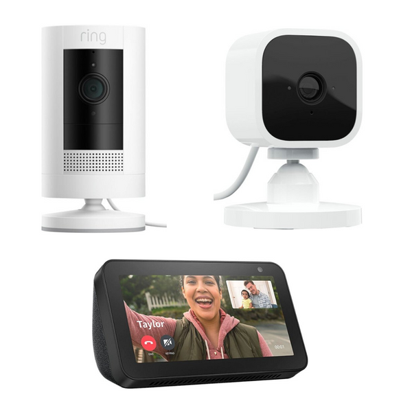 Ring Stick Up Cam, Echo Show 5, Blink Mini Camera And TP-Link Smart Plug