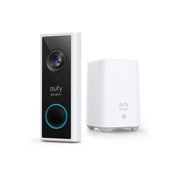 eufy Security, timbre con vídeo inalámbrico (alimentado por batería) con 2K HD