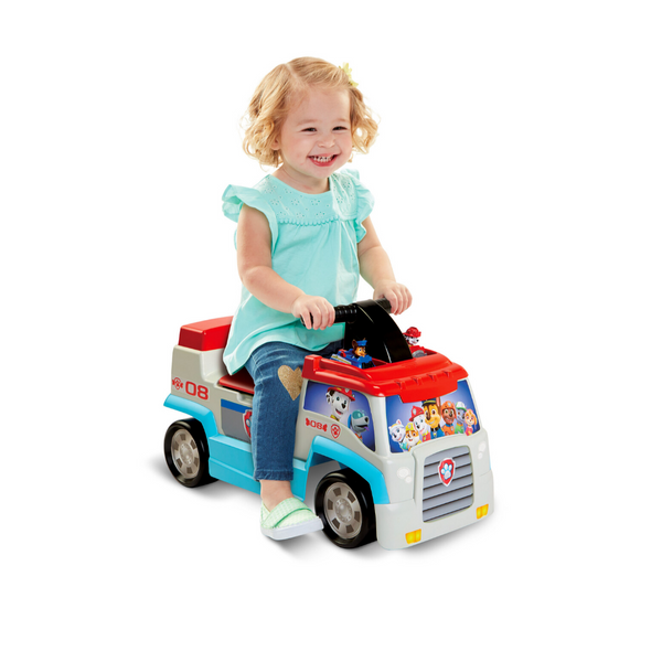 Paw Patroller Ride on incluye mini vehículos Chase y Marshall