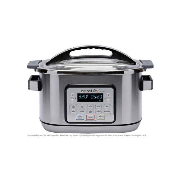 Instant Pot Aura Pro 11-in-1 Multicooker Slow Cooker, 8 Qt